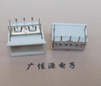 呼和浩特USB接口2.0连接器.3p端子加护套防尘母座
