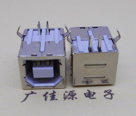 呼和浩特USB BF90度母座 打印机接口 卧式插板DIP白胶