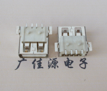 呼和浩特USB AF方形脚 贴片母座 1.0/1.2柱子直边接口