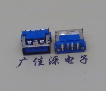 呼和浩特AF短体10.0接口 蓝色胶芯 直边4pin端子SMT