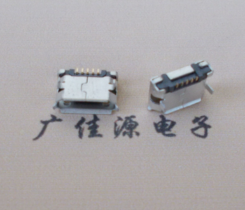 呼和浩特Micro USB卷口 B型(无柱）插板脚间距6.4普通端子