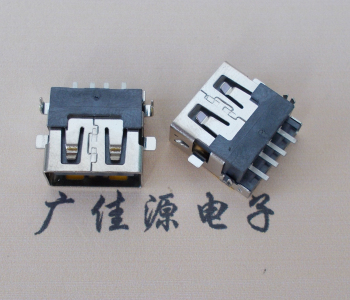呼和浩特 USB母座 贴片沉板3.5/4.9 直口/卷口铜壳/铁壳