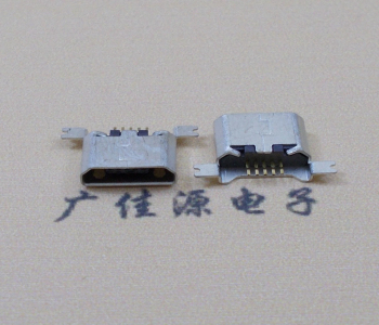 呼和浩特MK USB B Type 沉板0.9母座后两脚SMT口不卷边
