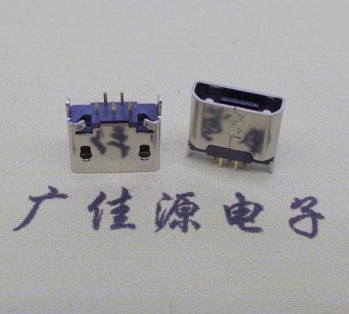 呼和浩特micro usb 5p母座 立插直口 高度6.0mm尺寸