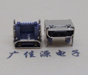 呼和浩特MICRO USB 5P母座 SMT垫高 L=4.15双壳