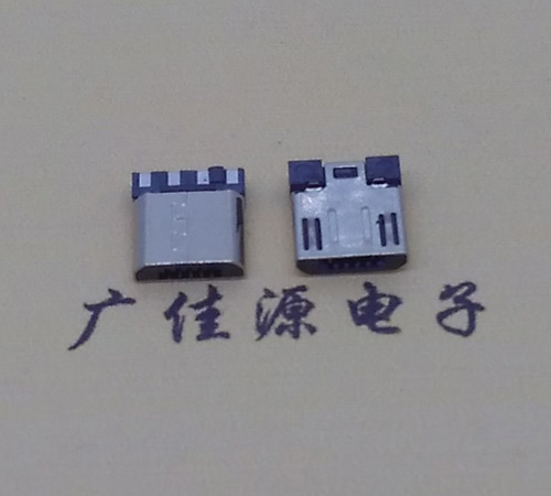 呼和浩特Micro USB焊线公头前五后四7.5MM超短尺寸