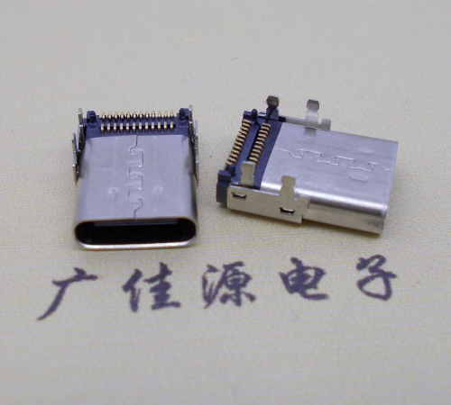 呼和浩特板上型Type-C24P母座双排SMT贴片连接器