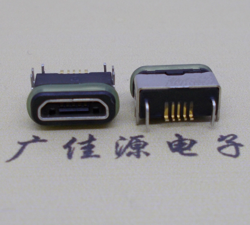 呼和浩特micro  usb连接器 B型口 卧式DIP插板 防水母座