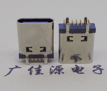 呼和浩特立式直插usb type-c14p母座长L=10.0mm