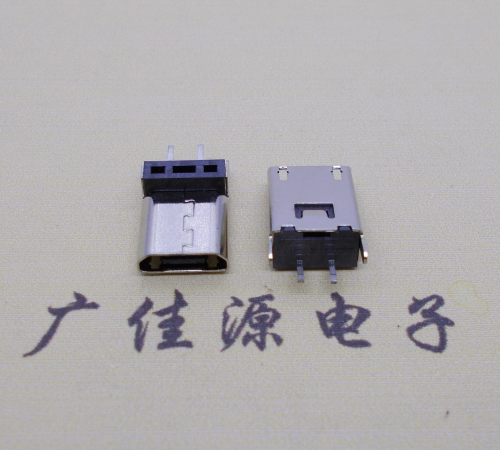 呼和浩特micro 2p直插母座无卷边180度铆合式H=9.3、10.0、10.5、11.5mm