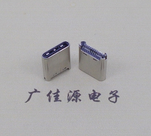 呼和浩特TYPE-C公头24P夹0.7mm厚度PCB板 外壳铆压和拉伸两种款式 可高数据传输和快速充电音频等功能